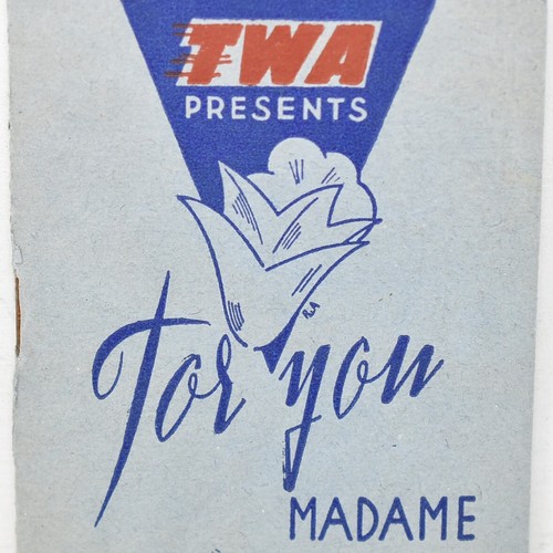 1950 twa airline paris - 1950,